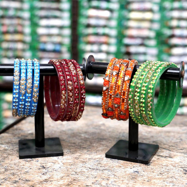 4 Pcs Indian Design Kara Bangle