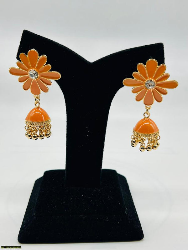 Fancy Flower Jhumka Earrings