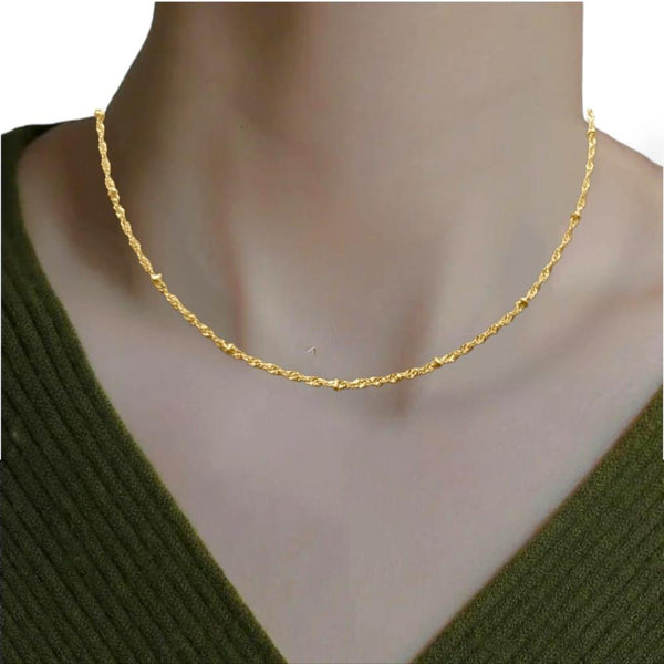 Luxury Gold Plated Necklace Chain